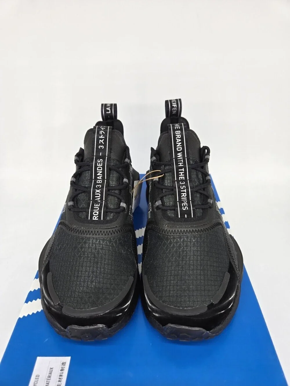 adidas Women's NMD_V3 GW5657 Core Black Silver Metallic Shoes Size 9.5
